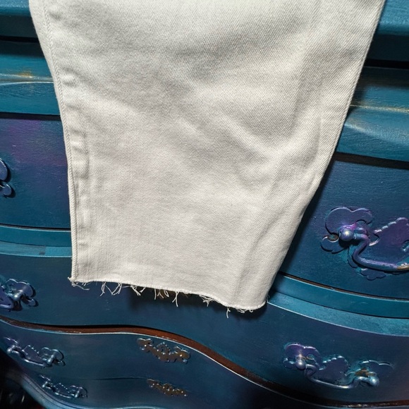 J. Crew Factory Women's Crisp White Straight Leg Jeans - Picture 4 of 5